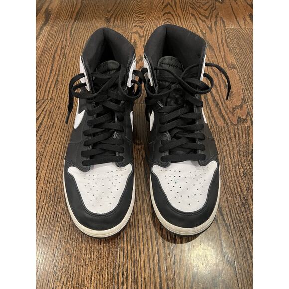 NIKE Air Jordan 1 Retro High Og Mens Shoes Size 12 Black/White main image 9
